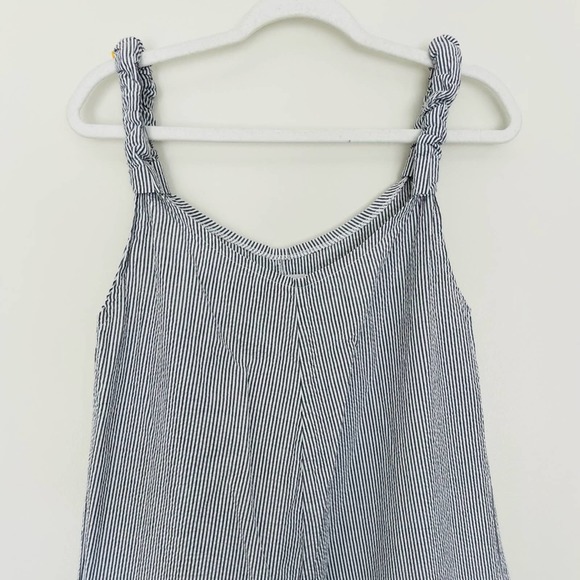 - New! Beachwood Baby brand jumpsuit. White and Blue Stripes. Size XS - Picture 5 of 14